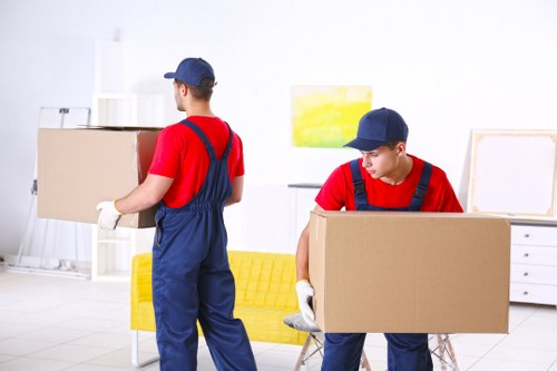 Removal team planning a house move in Barnehurst