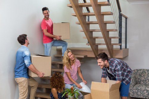 House movers helping a family relocate in Barnehurst