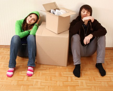 Organised unpacking of household boxes in Barnehurst