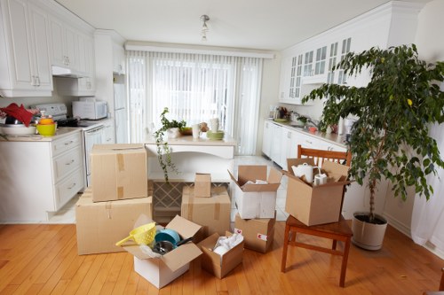 Careful furniture loading from a Barnehurst property