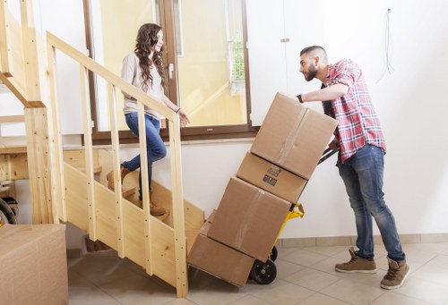 Local removals team planning access and parking for a Barnehurst property
