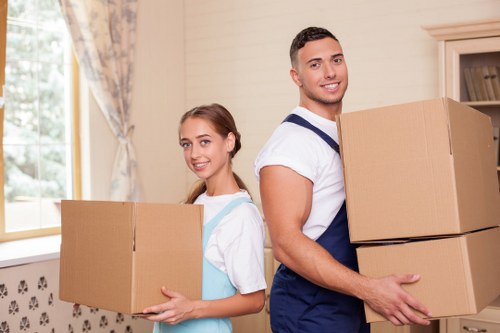 Moving truck ready for home or business transport in Barnehurst